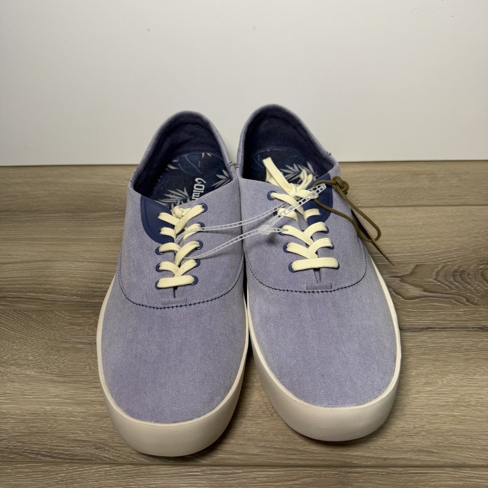 Olukai Tradewind Canvas Casual Shoes Navy Blue Men's Size 11 NWT - Picture 3 of 6